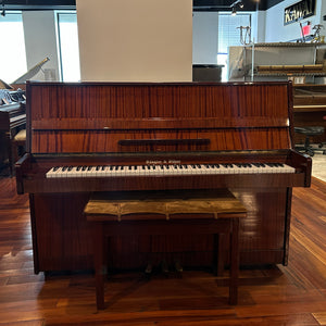 Sängler & Söhne 42" Polished Walnut Continental Console Piano c1990 #675604 for sale near Chicago, IL - Family Piano Co