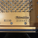 Ritmuller RS150 5'0 Polished Ebony Grand Piano c2024 #2584871