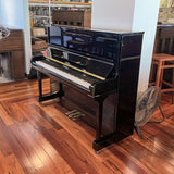 Weber W121 T00073504 48" Polished Ebony Upright Piano for sale in Waukegan, IL | Family Piano Co