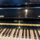 Weber W121 T00073504 48" Polished Ebony Upright Piano for sale in Waukegan, IL | Family Piano Co
