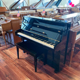 Young Chang E101 0242764 44" 85 key Polished Ebony Continental Console Piano for sale in Waukegan, IL | Family Piano Co