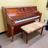 Young Chang F108B 1471408 43" Satin Mahogany Console Piano for sale in Waukegan, IL | Family Piano Co