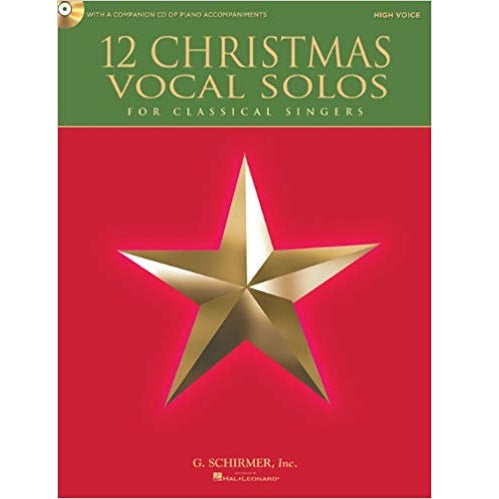 12 Christmas Vocal Solos For Classical Singers - High Voice (w/ CD) for sale in Waukegan, IL - Family Piano Co