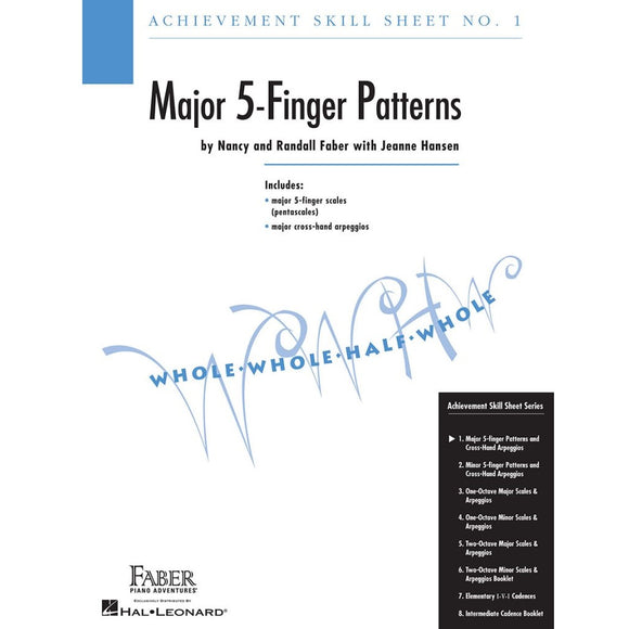 Achievement Skill Sheet No. 1: Major 5-Finger Patterns - Family Piano Co