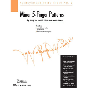 Achievement Skill Sheet No. 2: Minor 5-Finger Patterns - Family Piano Co
