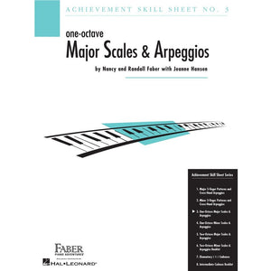 Achievement Skill Sheet No. 3: One-Octave Major Scales & Arpeggios - Family Piano Co