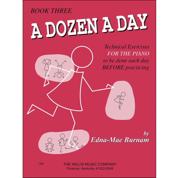 A Dozen a Day: Technical Exercises for the Piano - Book Three for sale in Waukegan, IL - Family Piano Co
