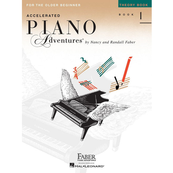 Accelerated Piano Adventures for the Older Beginner - Theory Book 1 for sale in Waukegan, IL - Family Piano Co