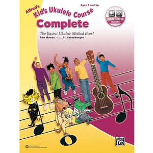 Alfred's Kid's Ukulele Course Complete - The Easiest Ukulele Method Ever! (w/ CD) - Family Piano Co