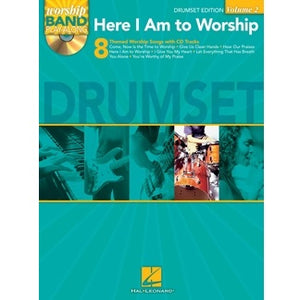 Here I Am to Worship: 8 Themed Worship Songs with CD Tracks - Worship Band Play-Along (Drums Edition - Volume 2) for sale in Waukegan, IL - Family Piano Co
