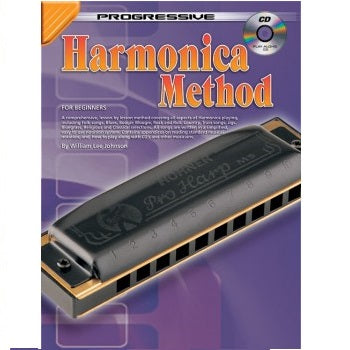 Progressive Harmonica Method for Beginners (w/ CD) for sale in Waukegan, IL - Family Piano Co
