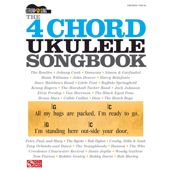 The 4-Chord Ukulele Songbook Strum & Sing Series - Family Piano Co