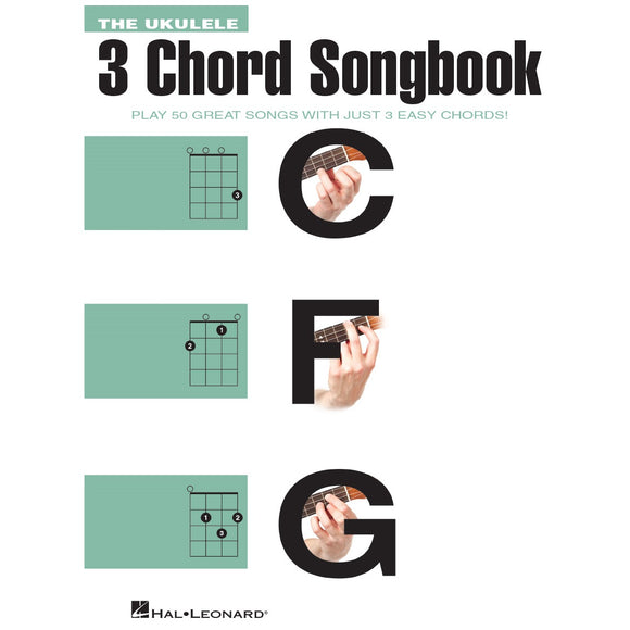 The Ukulele 3 Chord Songbook - Play 50 Great Songs With Just 3 Easy Chords! for sale in Waukegan, IL - Family Piano Co