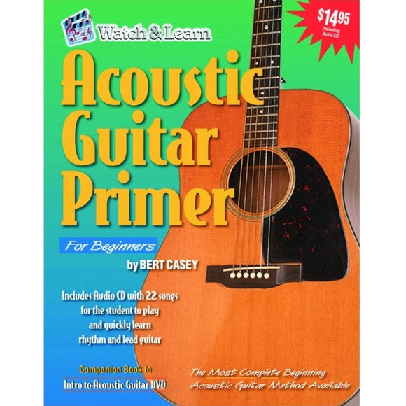 Acoustic Guitar Primer for Beginners - Revised Edition (w/ CD) for sale in Waukegan, IL - Family Piano Co