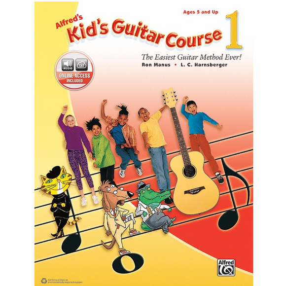 Alfred's Kid's Guitar Course 1 - The Easiest Guitar Method Ever! (w/ Online Access) for sale in Waukegan, IL - Family Piano Co