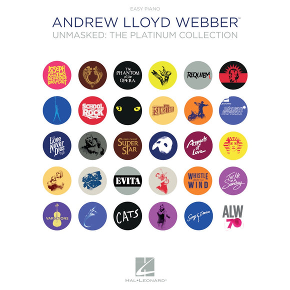Andrew Lloyd Webber – Unmasked: The Platinum Collection (Easy Piano) for sale in Waukegan, IL - Family Piano Co