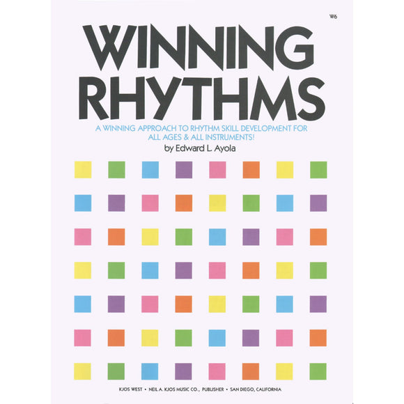 Winning Rhythms - A Winning Approach to Rhythm Skill Development for All Ages & All Instruments for sale in Waukegan, IL - Family Piano Co