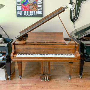 Conover Model 77 5'8 Dark Walnut Grand Piano c1924 #250861 for sale in Waukegan, IL - Family Piano Co