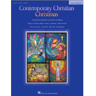 Contemporary Christian Christmas: 20 Songs Recorded by Top Artists (2nd Edition) (Piano/Vocal/Guitar) - Family Piano Co