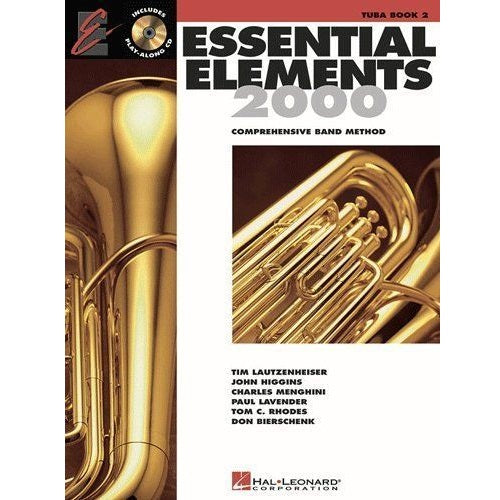 Essential Elements 2000: Comprehensive Band Method - Tuba | Book 2 (w/ CD) for sale in Waukegan, IL - Family Piano Co