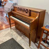 Falcone CF12IPD IB0091 44" Satin Walnut Console Piano for sale in Waukegan, IL | Family Piano Co