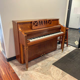 Falcone CF12IPD IB0091 44" Satin Walnut Console Piano for sale in Waukegan, IL | Family Piano Co