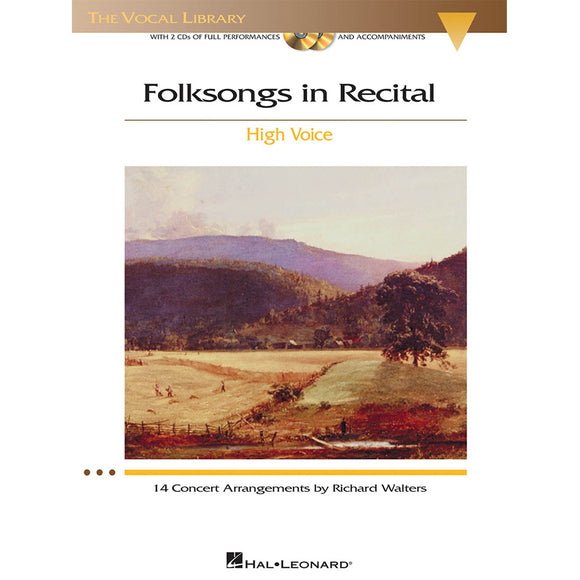 Folksongs in Recital: 14 Concert Arrangements - High Voice (w/ 2 CDs) for sale in Waukegan, IL - Family Piano Co