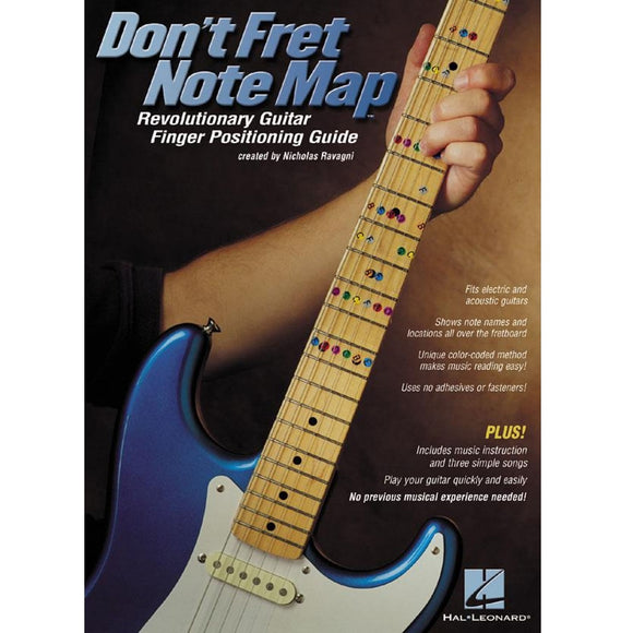 Don't Fret Note Map: Revolutionary Guitar Finger Positioning Guide for sale in Waukegan, IL - Family Piano Co