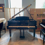Howard by Samick 5'8" Polished Ebony Grand Piano for sale in Waukegan, IL | Family Piano Co