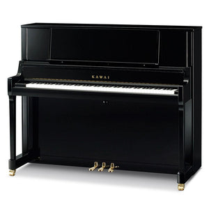 Kawai K-400PE 48" Polished Ebony Upright Piano for sale in Waukegan, IL | Family Piano Co.