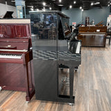 Kawai US75 1736796 52" Polished Ebony Upright Piano for sale in Waukegan, IL | Family Piano Co