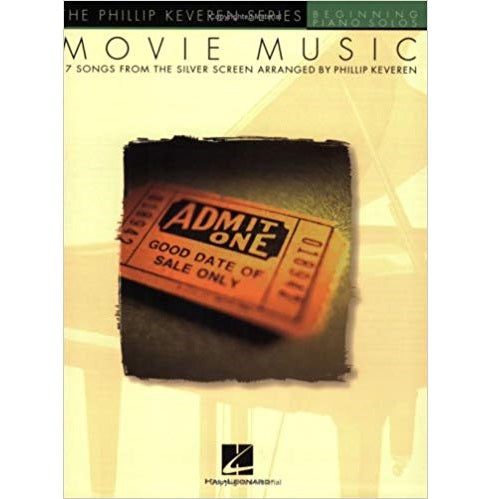 Movie Music: 7 Songs from the Silver Screen Arranged by Phillip Keveren (Beginning Piano Solos) for sale in Waukegan, IL - Family Piano Co