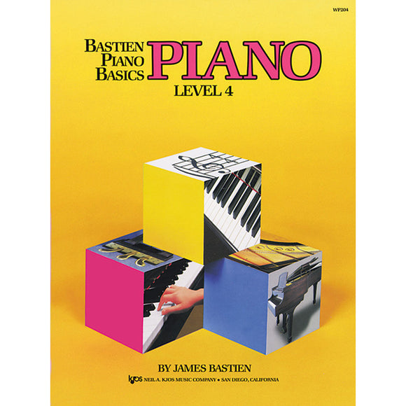 Bastien Piano Basics: Piano - Level 4 by James Bastien (Method Book) - Family Piano Co