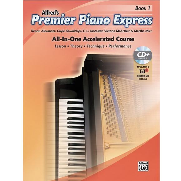 Premier Piano Express: All-In-One Accelerated Course - Book 1 (w/ CD) for sale in Waukegan, IL - Family Piano Co