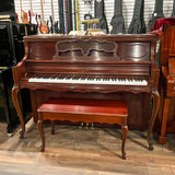 Sohmer 46FC 264605 46" French Leg Satin Mahogany Studio Piano for sale in Waukegan, IL | Family Piano Co