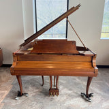 Steinway M Louis XV 218049 5'7" Satin Walnut Artcase Grand Piano for sale in Waukegan, IL | Family Piano Co