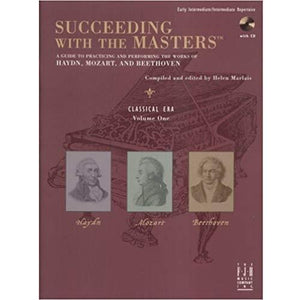 Succeeding with the Masters - Classical Era, Volume 1 (Early Intermediate/Intermediate Repertoire) (w/ CD) for sale in Waukegan, IL - Family Piano Co