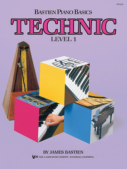 Bastien Piano Basics: Technic - Level 1 by James Bastien (Method Book) - Family Piano Co