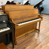Yamaha P202 U151128 45" Satin Oak Studio Piano for sale in Waukegan, IL | Family Piano Co