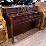 Young Chang AF108 T00017360 43" Satin Mahogany Console Piano for sale in Waukegan, IL | Family Piano Co